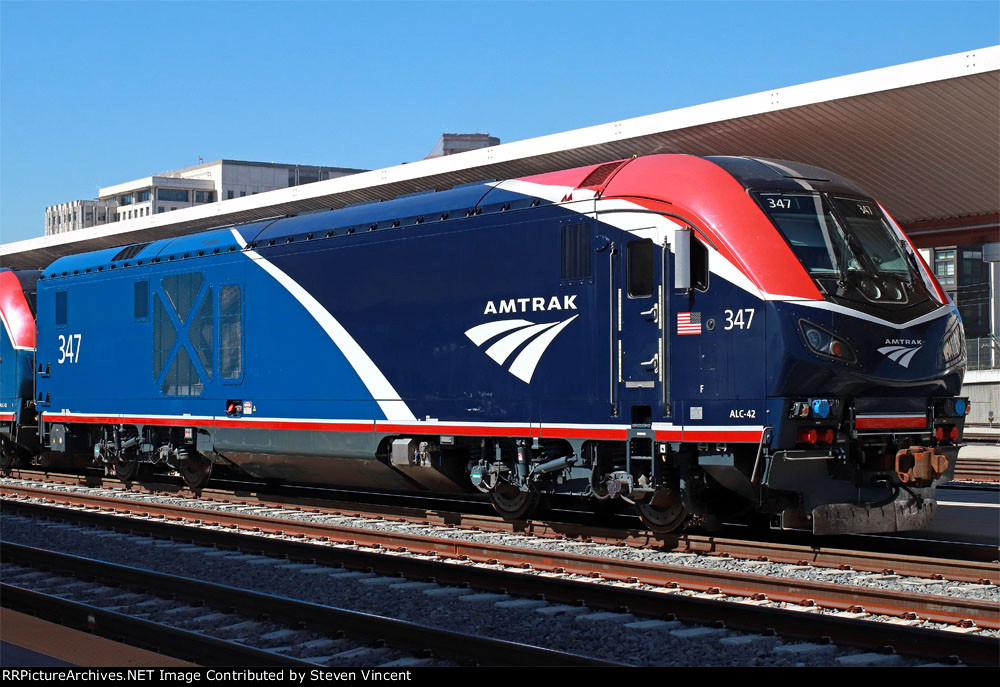 Amtrak ALC-42 #347 in lead of Amtrak train #14